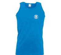 Northern Soul Embroidered Unisex Vest, Vintage Style, Brilliant Quality (UK, Alpha, S, Regular, Regular, Blue)
