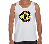 Northern Soul Keep On Keeping On Men's Vest Tank Top (Small, White)