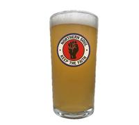 Northern Soul Keep The Faith Pint Glass, Classic Beer Glass with Logo, Traditional Bar Glassware