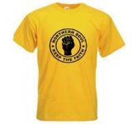 Northern Soul - Keep The Faith T-Shirt - Yellow - Medium