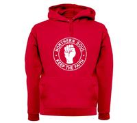 Northern Soul Keep The Faith - Unisex Premium Hoodie/Hooded Top - Fire Red - Large