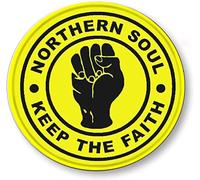 Northern Soul Keep The falth Vintage Style Round Metal Tin Sign Home,Living Room,Kitchen,Dining Room,Bedroom,Farmhouse,Wall Decoration 12x12 inches