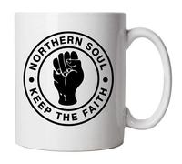Northern Soul Logo Mug White/black (One Size)