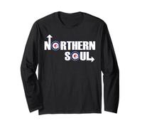 Northern Soul MODs Scooter Target Arrow Graphic Long Sleeve T-Shirt