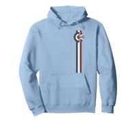 Northern Soul Music Mod Sign Pullover Hoodie, Adult Unisex, Dusty Blue, Medium