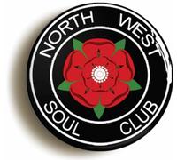 Northern Soul North West Soul Club Fridge Magnet (Circular 2inch / 50mm Diameter)