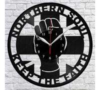 Northern soul Vinyl Record Wall Clock Fan Art Home Decor Vintage Wall Art Design