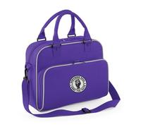 Northern Soul Weekender Dance Kit Bag, 15L Capacity, 29x39x16 cm, Detachable Shoulder Strap, Multiple Colours (Purple with Grey Trim)
