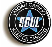 Northern Soul Wigan Casino Keep On Dancing Fridge Magnet (Circular 2inch / 50mm Diameter)
