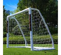 NORTHERN STONE Ultimate All Weather uPVC Football Goal 6ft x 4ft Garden Portable Football Goals 70mm Thick PVC Goal Posts + Football Net Integrated Locking System Kids