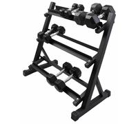 NORTHERN 3-Tier Dumbbell Rack, Heavy Duty Storage Stand for Home & Commercial Gym, Holds Dumbbells Up to 400kg, Space-Saving Weights Organizer, Stand Only