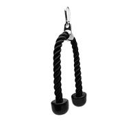 NORTHERN Tricep Rope Braided Heavy Duty Cable Attachment, Exercise Machine Attachments Pulley System Gym Twisted Pull Down Rope Biceps Strength Training Non-Slip Handles with Heavy Duty Carabiner Hook