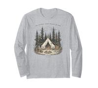 Northern Woods Whisper My Name Forest Camping Long Sleeve T-Shirt