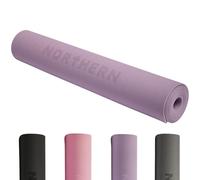 NORTHERN Yoga Mat, 4mm Lightweight Non-Slip Exercise Mat, Large Surface for Pilates, Gymnastics, Yoga & Home Gym Workouts, Compact Fitness Training Equipment for Stretching & Floor Exercises