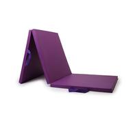 NORTHERN Yoga Mat Exercise Fitness Tri-Fold Foam Mat Extra Thick Non Slip Large Padded Stretching Home Gym Equipment Accessory 3 Folding Multi-Purpose Workout with Carrying Handle