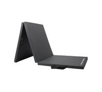 NORTHERN Yoga Mat Exercise Fitness Tri-Fold Foam Mat Extra Thick Non Slip Large Padded Stretching Home Gym Equipment Accessory 3 Folding Multi-Purpose Workout with Carrying Handle (Grey)