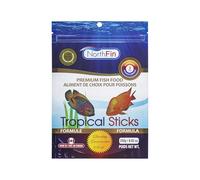 NorthFin Tropical Sticks Premium Fish Food, 3mm, 250 Gram Package, Natural Colour Enhancer
