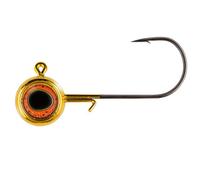Northland Fishing Tackle Deep Vee Jig - Precision Keel Design for Fast Sinking and Straight Tracking, Metallic Gold, 3/8 Oz