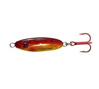Northland Tackle Buck-Shot Ice Fishing Rattle Spoon, Super-Glo Goldfish, 1/8 Oz, 1/Cd