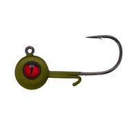 Northland Tungsten Panfish 1/16oz Round Ball Jighead #6 Olive