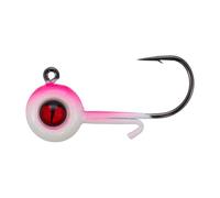 Northland Tungsten Panfish 1/16oz Round Ball Jighead #6 Super-Glo Pinky