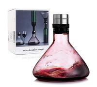 NORTHOME Wine Breather Carafe Decanter with lid 50oz, High-borosilicate heat-resistant glass refined by Mouthblown carafe