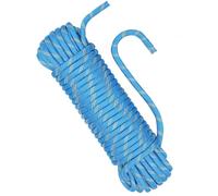 NorthPada 12 mm x 20 Meters Static Outdoor Climbing Rope, Nylon Heavy Duty Rope, Arborist Tree Work Rope, Marine Anchor Boat Rope, Rappelling Emergency Rope, Suspension Swing Rope, Blue