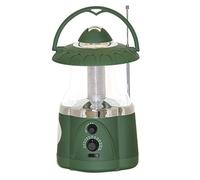 Northpoint Multifunctional Radio Lantern and Emergency Flashlight, Battery Operated, 12 Bright Lantern LED's and 4 Bright Flashlight LED's, Hurricane Lantern