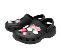 NorthSole Girls Clogs Childrens Sandals - Black - Child UK 13