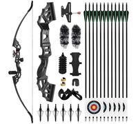 NorthSpoor 40lbs Recurve Bows and Arrow Set,Take-Down Adult Archery Bow Right-Hand Recurve Bow Suitable for Outdoor Practice