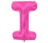 Northstar 59980 Letter I Foil Balloons, Magenta/Pink