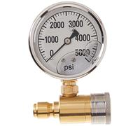 NorthStar Pressure Washer Pressure Gauge - 5000 PSI, 3/8in. Fitting