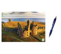 Northumberland & Durham A4 Calendar 2026 + Exclusive Limited Edition Pen
