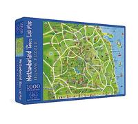Northumberland & The Borders Lap Map 1,000 Piece Deluxe Jigsaw Puzzle