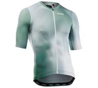 Northwave - Blade Jersey Short Sleeve - Cycling jersey size 3XL, grey/turquoise