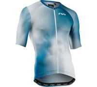 Northwave Blade Short Sleeve Cycling Jersey White/Blue