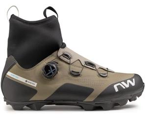 Northwave Celsius XC Arctic GTX Winter MTB Cycling Shoes Green/Black 2025, Green Forest Brown, 9 UK