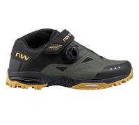 Northwave Enduro Mid 2 Unisex MTB Shoes, X-Fire Michelin Sole, SLW3 Closure with Strap, Ankle Protection