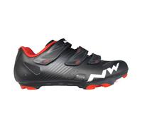 Northwave Hammer 3S MTB SPD Shoes Size 42 Black Red Hook Biomap NW - New