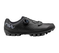 Northwave Hammer Plus Wide Shoes Black Dark Grey - 41