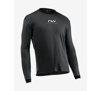 Northwave Sharp Long Sleeve Jersey Black White Logo - S