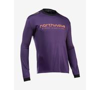 Northwave Sharp long sleeve jersey lilac orange logo - XL