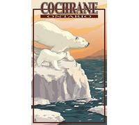 Northwest Art Mall MR-2361 RX PBR Cochrane Ontario Polar Bears 11"X17" Print by Artist Mike Rangner