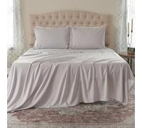 Northwest Ashford Home Essentials Bedding, 4 Piece Queen Size Sheet Set, Glacier Gray