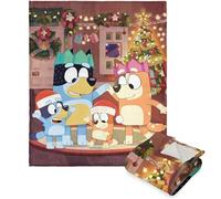 Northwest Bluey Silk Touch Sherpa Throw Blanket, 50" x 60", Family Christmas