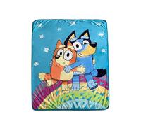 Northwest Bluey Silk Touch Sherpa Throw Blanket, 60" x 80", Togetherness
