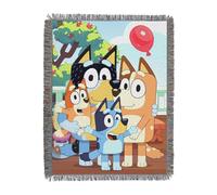 Northwest Bluey Woven Tapestry Throw Blanket, 48" x 60", Family Day
