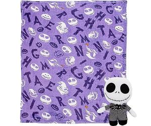 Northwest Character Hugger Pillow & Silk Touch Throw Blanket Set, Polyester, Nightmare Before Christmas-Nightmare Friends, 40" X 50"