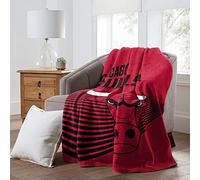 NORTHWEST Chicago Bulls NBA Officially Licensed 60″×80″ Raschel Blanket - All Team Logos & Colors - Extra-Large Game Day & Bedroom Throw for Fans & Decor