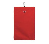 Northwest Chicago Bulls NBA Team Logo Micro Fiber Tri-Fold Golf Towel 16 x 24 Inches